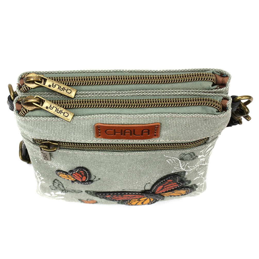 CHALA Double Pocket Crossbody - Monarch
