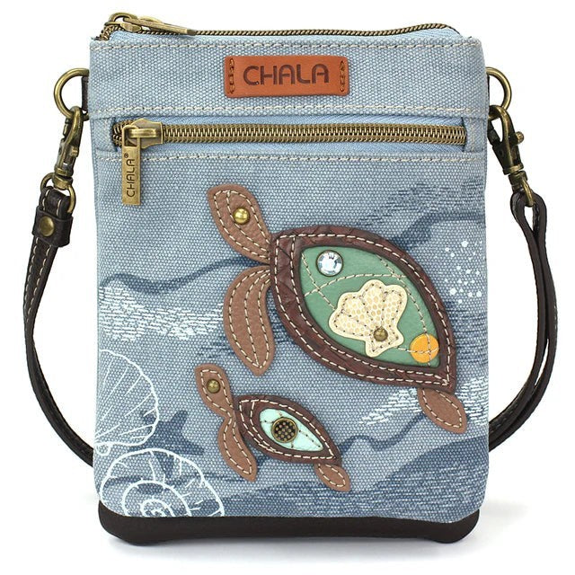 CHALA Handbags Turtle Crossbody with Pockets