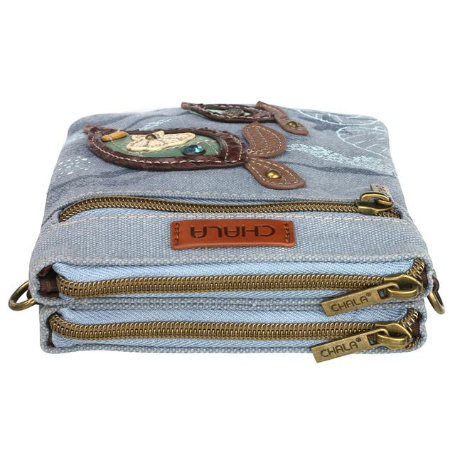 CHALA Double Pocket Crossbody - Turtle