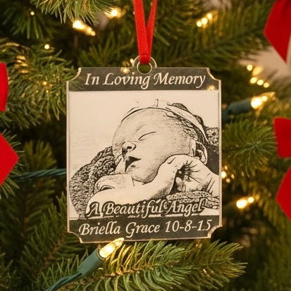 In Loving Memory Baby Christmas Ornament