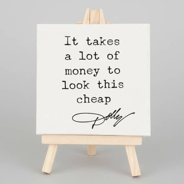 Funny Shelf Sitter Dolly Parton Quote