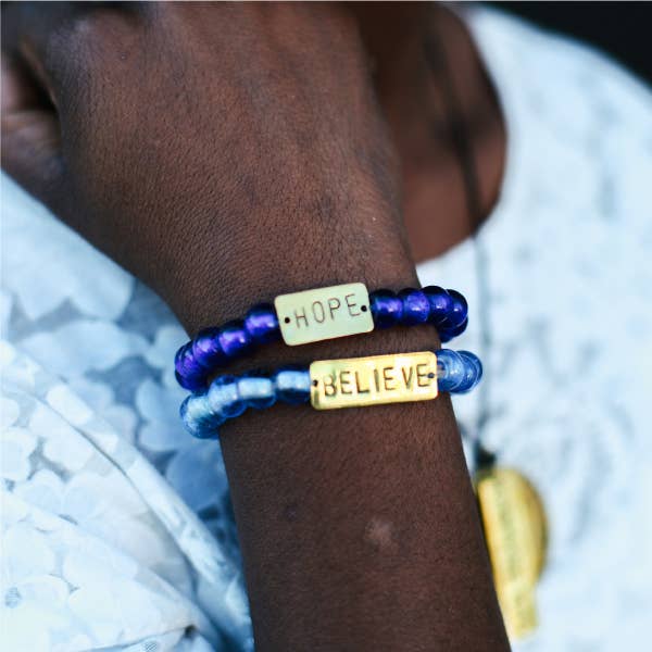 Recycled Glass Bracelet