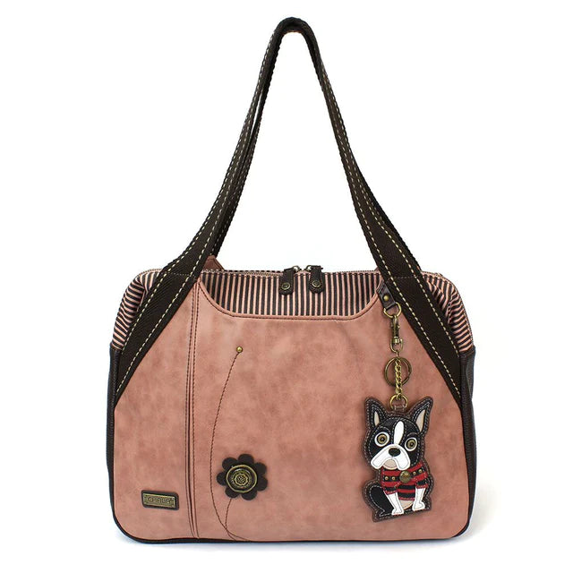 CHALA Bowling Bag with Boston Terrier