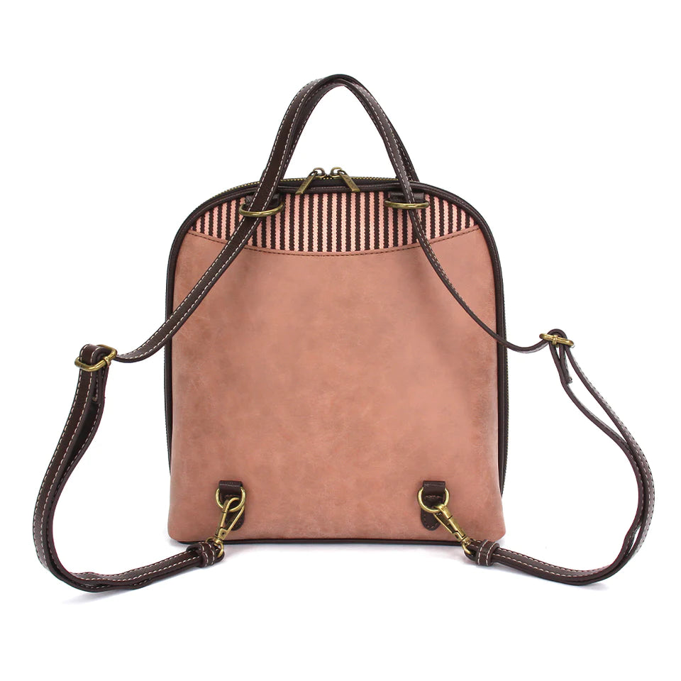 Chala Butterfly Backpack in Dusty Rose is a beautiful backpack shoulder bag for butterfly lovers.