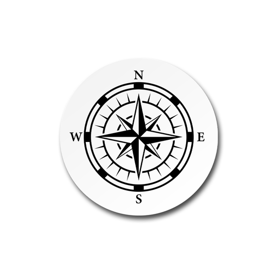 Compass Sticker Vinyl Decal