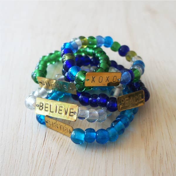 Recycled Glass Bracelet