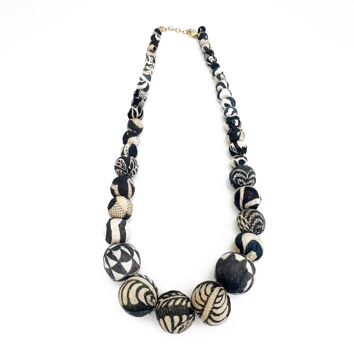 Aasha Cascade Monochrome Beaded & Handcrafted Necklace