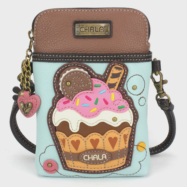 CHALA Crossbody Cell Phone Case - Cupcake