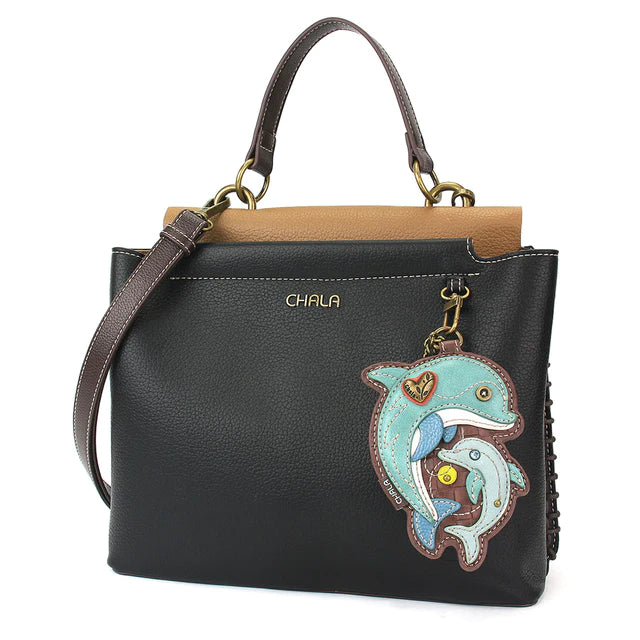 CHALA Charming Satchel - Dolphin