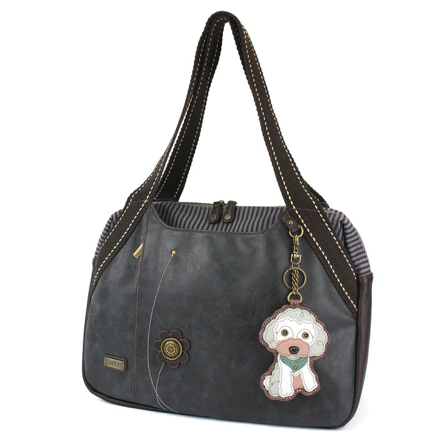 CHALA Bowling Bag with Poodle