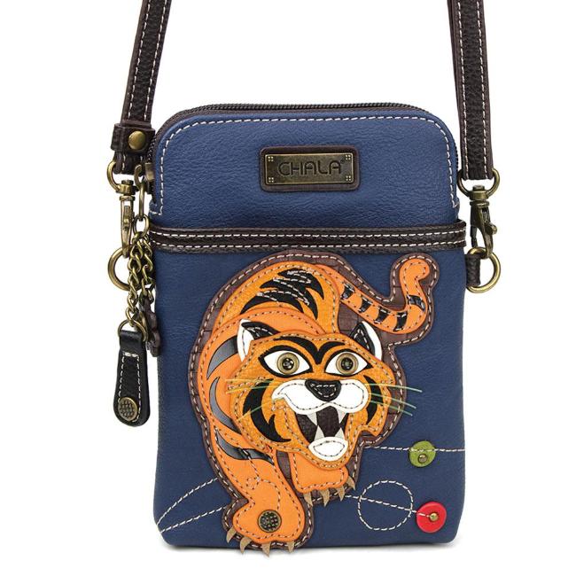 CHALA Crossbody Cell Phone Case - Tiger - Enchanted Memories, Custom Engraving & Unique Gifts