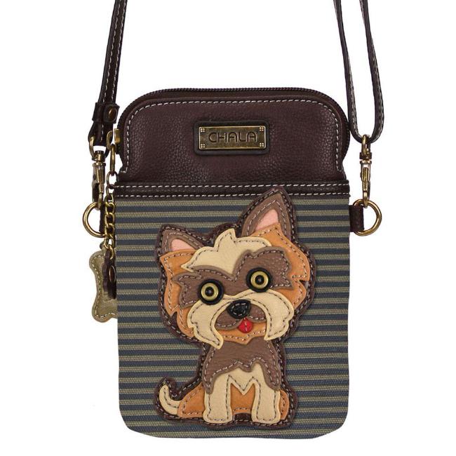 CHALA Crossbody Cell Phone Case - Yorkie - Enchanted Memories, Custom Engraving & Unique Gifts