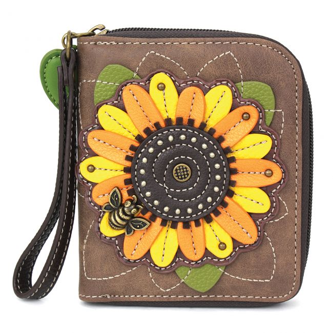 CHALA Sunflower Wallet - Enchanted Memories, Custom Engraving & Unique Gifts