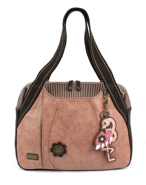 CHALA Bowling Bag Dusty Rose Handbag Animal Themed Purse