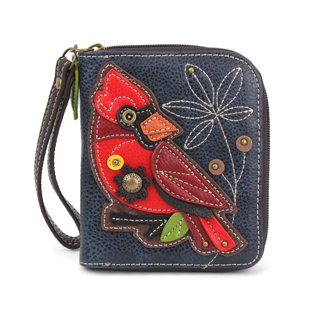 CHALA Cardinal Wristlet Wallet for Bird Lovers Billfold Gift | Enchanted Memories