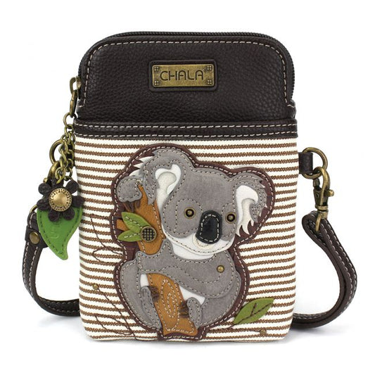 Chala Cellphone Crossbody Koala is the perfect cellphone case for animal lovers.