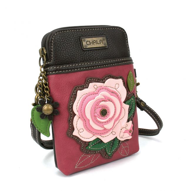 CHALA Cellphone Crossbody Pink Rose is the perfect gift for rose lovers. This cellphone case is the most adorable case you'll ever own!