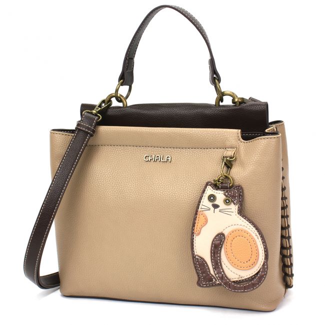 CHALA Charming Satchel Cat Purse Handbag perfect gift for cat lovers