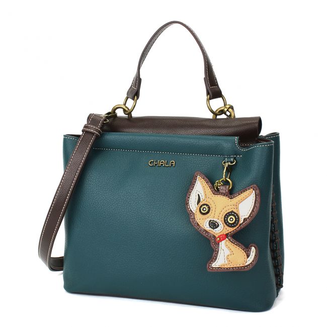 CHALA Charming Satchel Chihuahua Lovers Purse the perfect handbag gift for all dog and chihuahua lovers