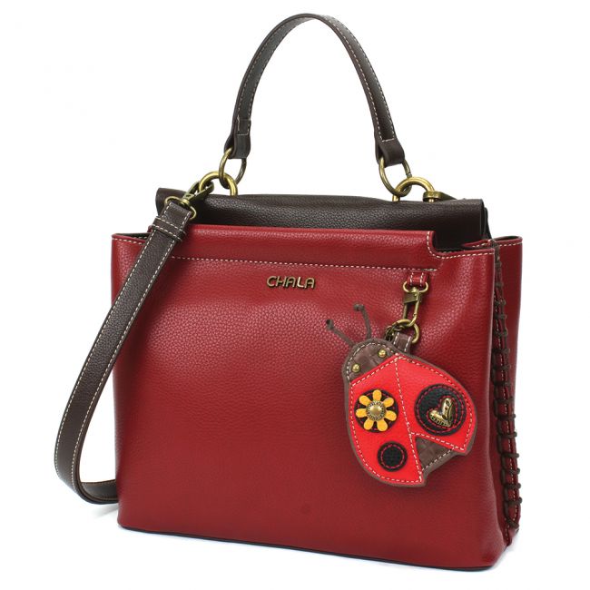 CHALA Charming Satchel Ladybug Purse is the perfect purse for all lovers of nature and ladybugs