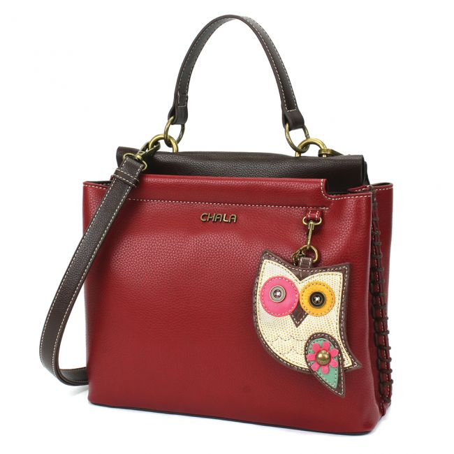 Chala Charming Satchel Owl Second Generation is the most adorable animal themed handbag you'll ever own.