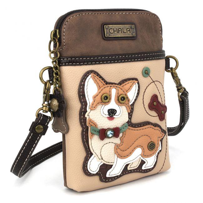 Chala Cell Phone Crossbody Purse Corgi Chala Cell Phone Crossbody Purse Corgi
