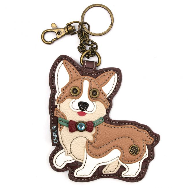 CHALA Corgi Keychain Keyfob Coin Purse | Enchanted Memories