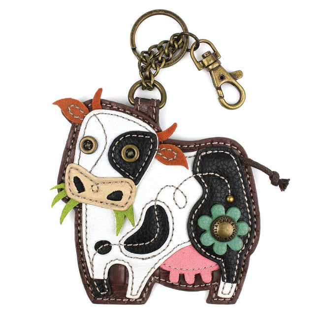 CHALA Cow Keychain Keyfob Coin Purse | Enchanted Memories