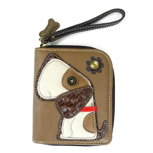 CHALA Dog Wristlet Billfold Animal Theme Beagle Wallet | Enchanted Memories 