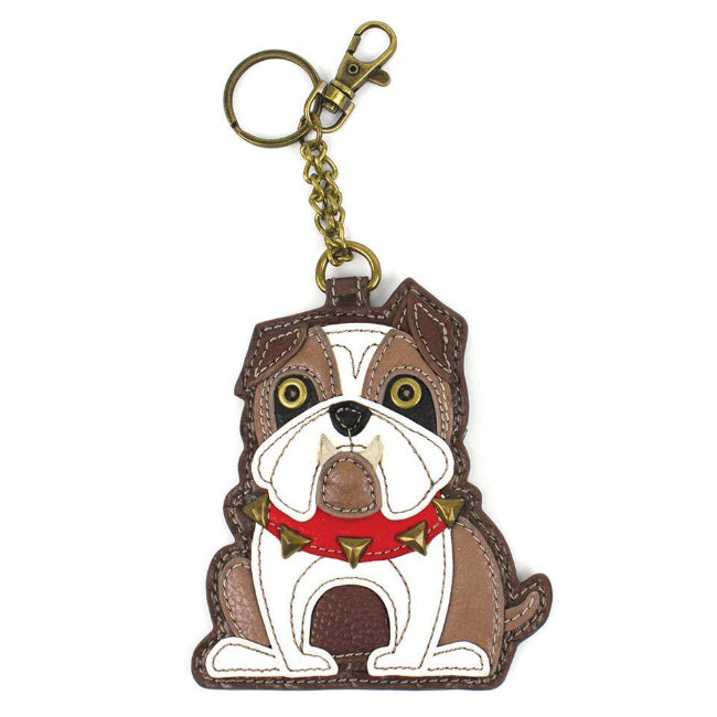CHALA English Bulldog Keychain Keyfob Coin Purse | Enchanted Memories
