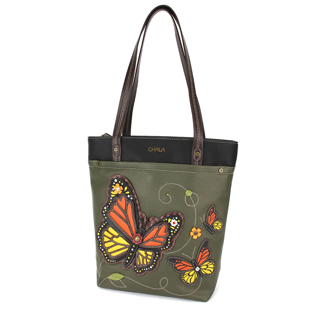 Our Chala Deluxe Totebag Monarch Butterfly is simply perfect for all butterfly and nature lovers. 