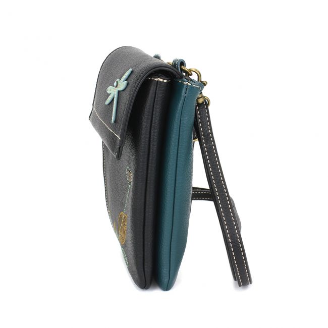 Chala Dragonfly Cellphone Crossbody Handbag - Convertable Strap