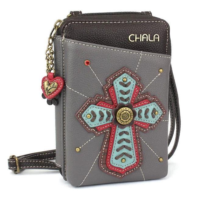 Our Chala Crossbody Cross Wallet is the perfect gift for women of faith. Show you're a believer while carrying this beautiful and functional Crossbody. Simply stunning. 