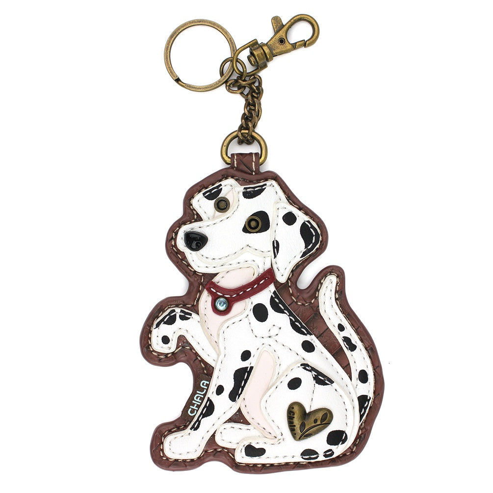 CHALA Dalmatian Keyfob, Coin Purse, Purse Charm