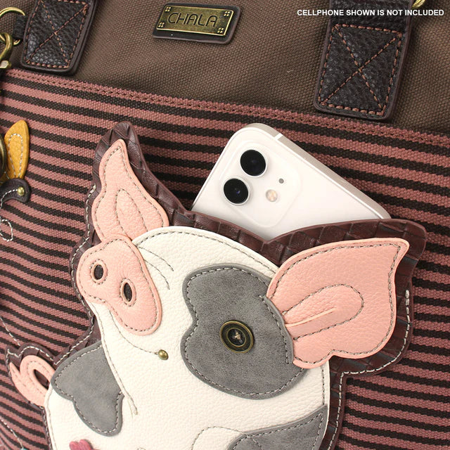 Chala Pig Work Tote is perfect for pig lovers. The most adorable shoulder bag you'll ever own. 