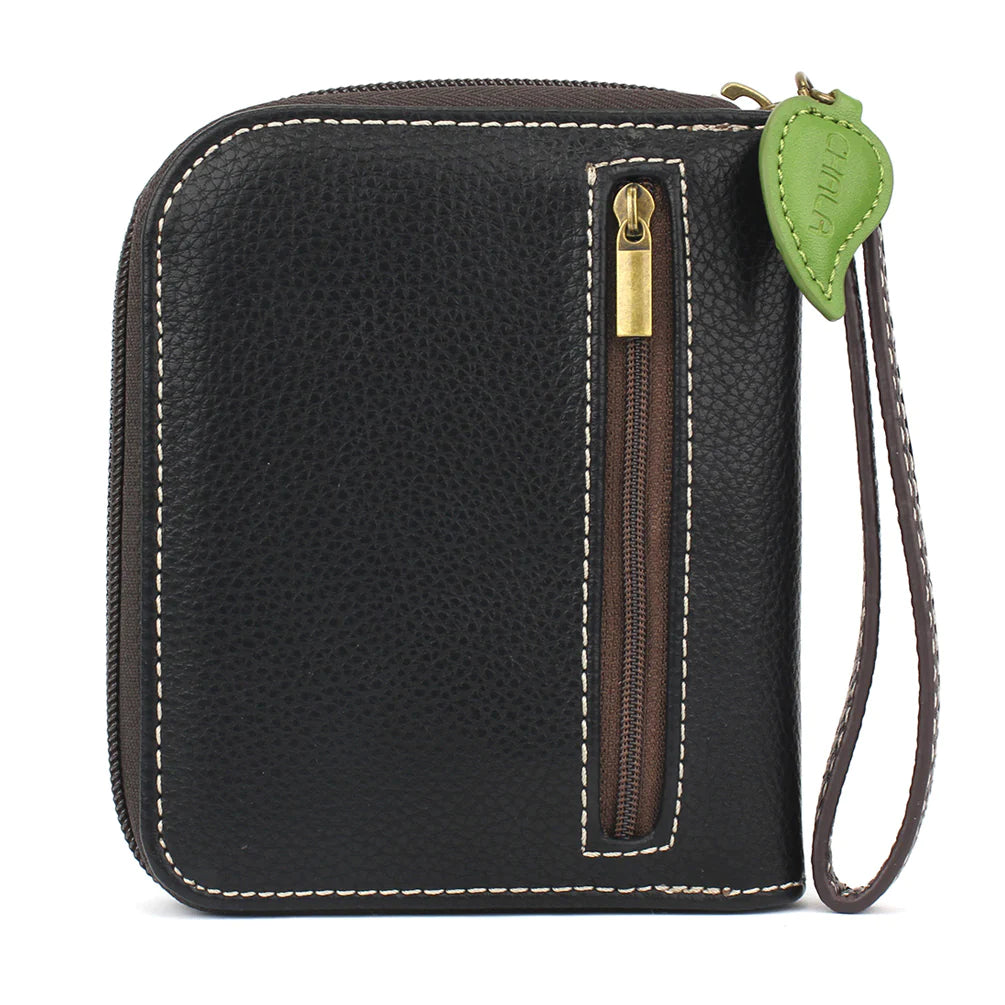 Chala Sunflowers Zip Around Wallet is perfect for nature and sunflower lovers.