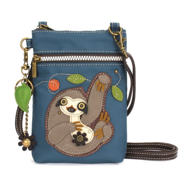 Our Chala Sloth Venture Cellphone Crossbody is the perfect gift for sloth lovers.  Carry your very own sloth around with you every day with this adorable sloth phone case.