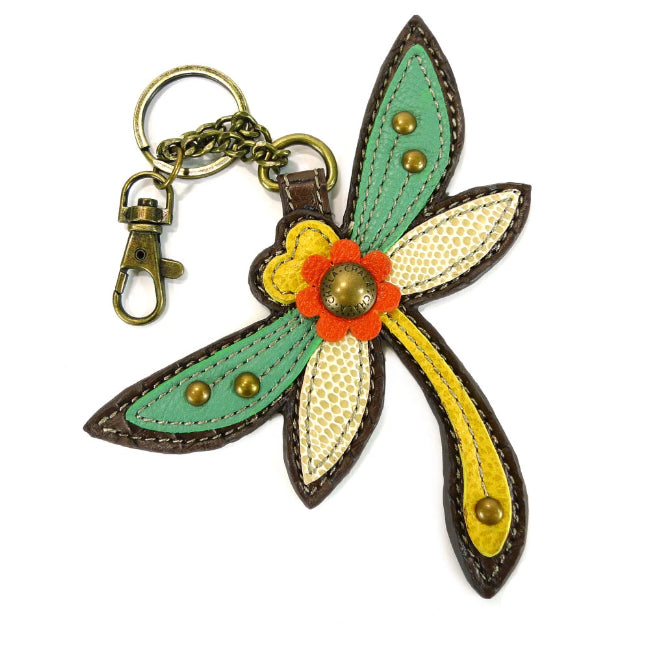 CHALA Dragonfly Key Fob, Purse Charm - Enchanted Memories, Custom Engraving & Unique Gifts