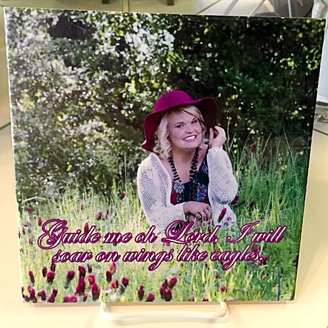 Custom Ceramic Photo Keepsake Photo Plaque Tile with my special Picture | Enchanted Memories, Custom Engraving & Unique Gifts