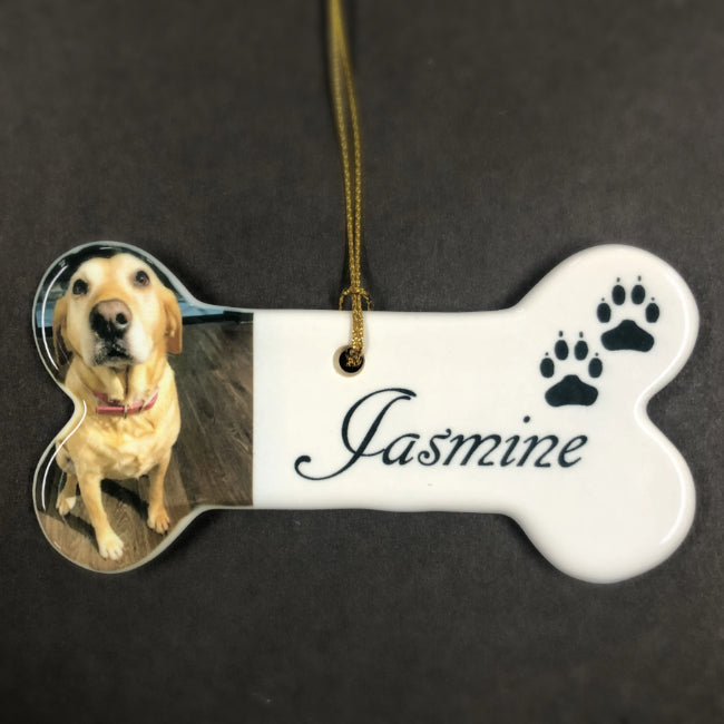 Personalized Photo Dog Ornament with Picture of your best friend Custom Picture Gifts for Dog Lovers | Enchanted Memories, Custom Engraving & Unique Gifts