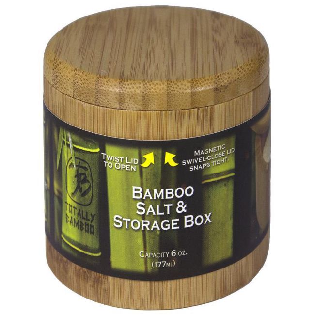 Sloan Seasonings Salt Jar with Bamboo Lid
