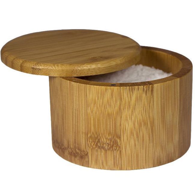 Engraved Bamboo Salt Box Perfect Gift for the Cook | Enchanted Memories, Custom Engraving & Unique Gifts