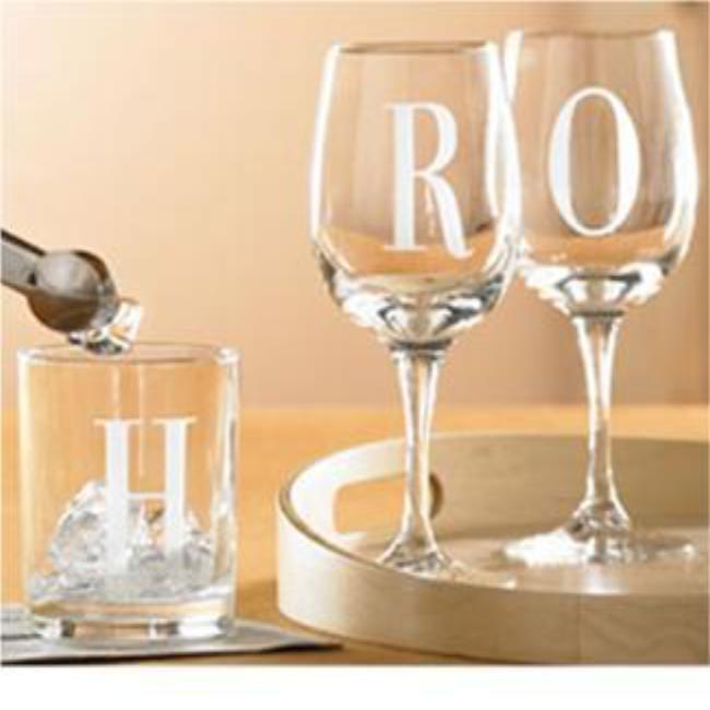 Etched Wine Glasses Engraved For Your Wedding or Party with your choice of wording