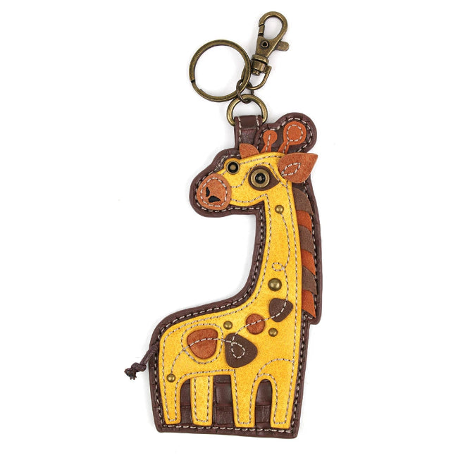CHALA Giraffe Key Fob, Purse Charm - Enchanted Memories, Custom Engraving & Unique Gifts