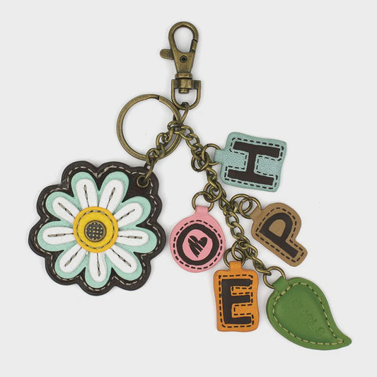 CHALA HOPE - Charming Charms Keychain with Daisy