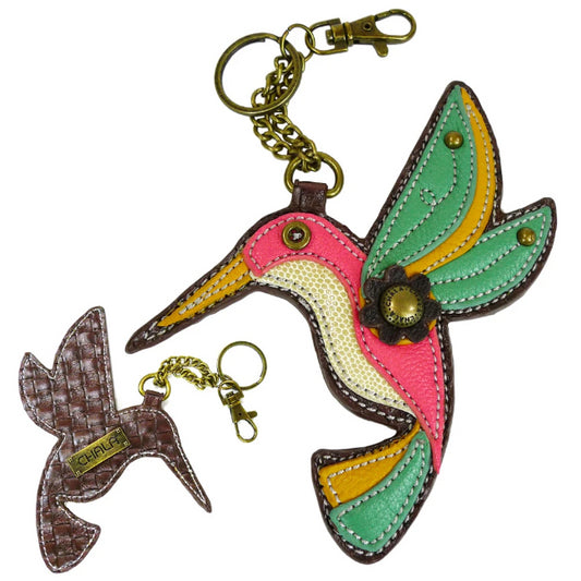 CHALA Hummingbird Key Fob, Purse Charm - Enchanted Memories, Custom Engraving & Unique Gifts