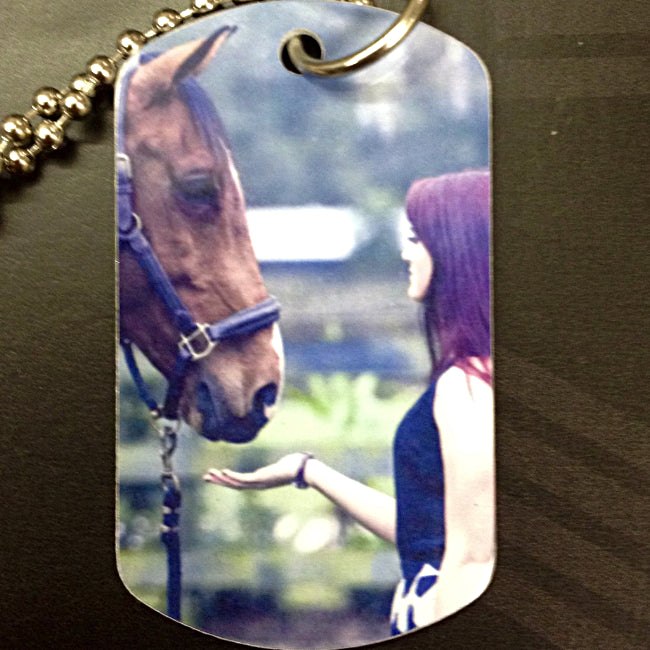 Personalized Photo Dog Tag - Enchanted Memories, Custom Engraving & Unique Gifts