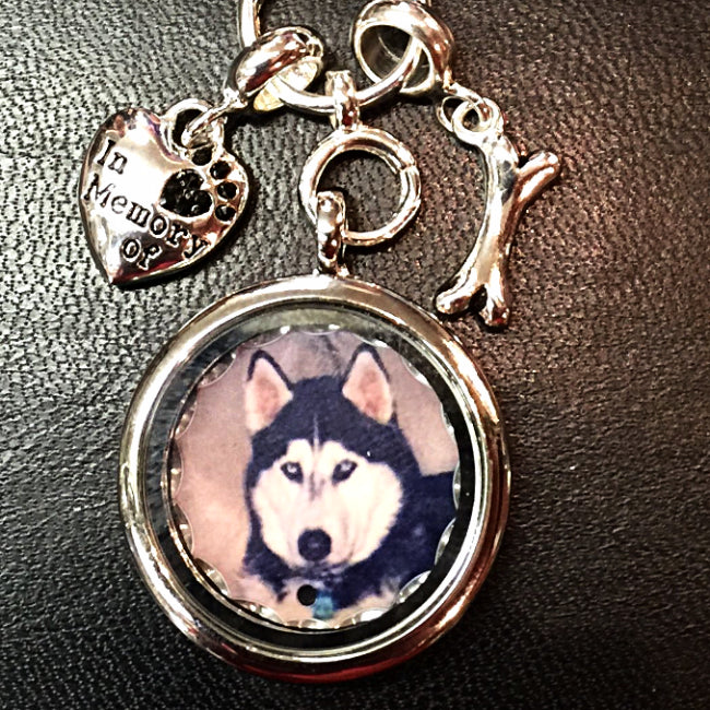 Pet Memorial Photo Locket Necklace - Enchanted Memories, Custom Engraving & Unique Gifts