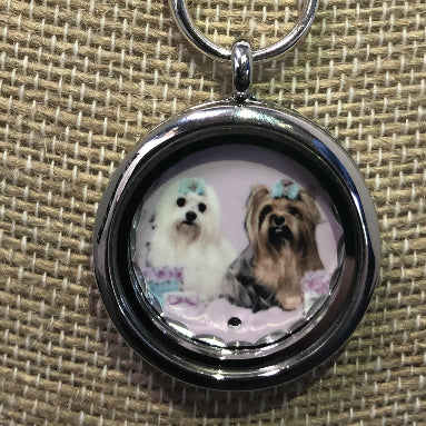 Pet Lover's Photo Locket Necklace - Enchanted Memories, Custom Engraving & Unique Gifts