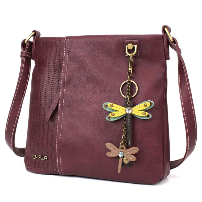CHALA Laser Cut Crossbody with Dragonfly Keychain - Enchanted Memories, Custom Engraving & Unique Gifts